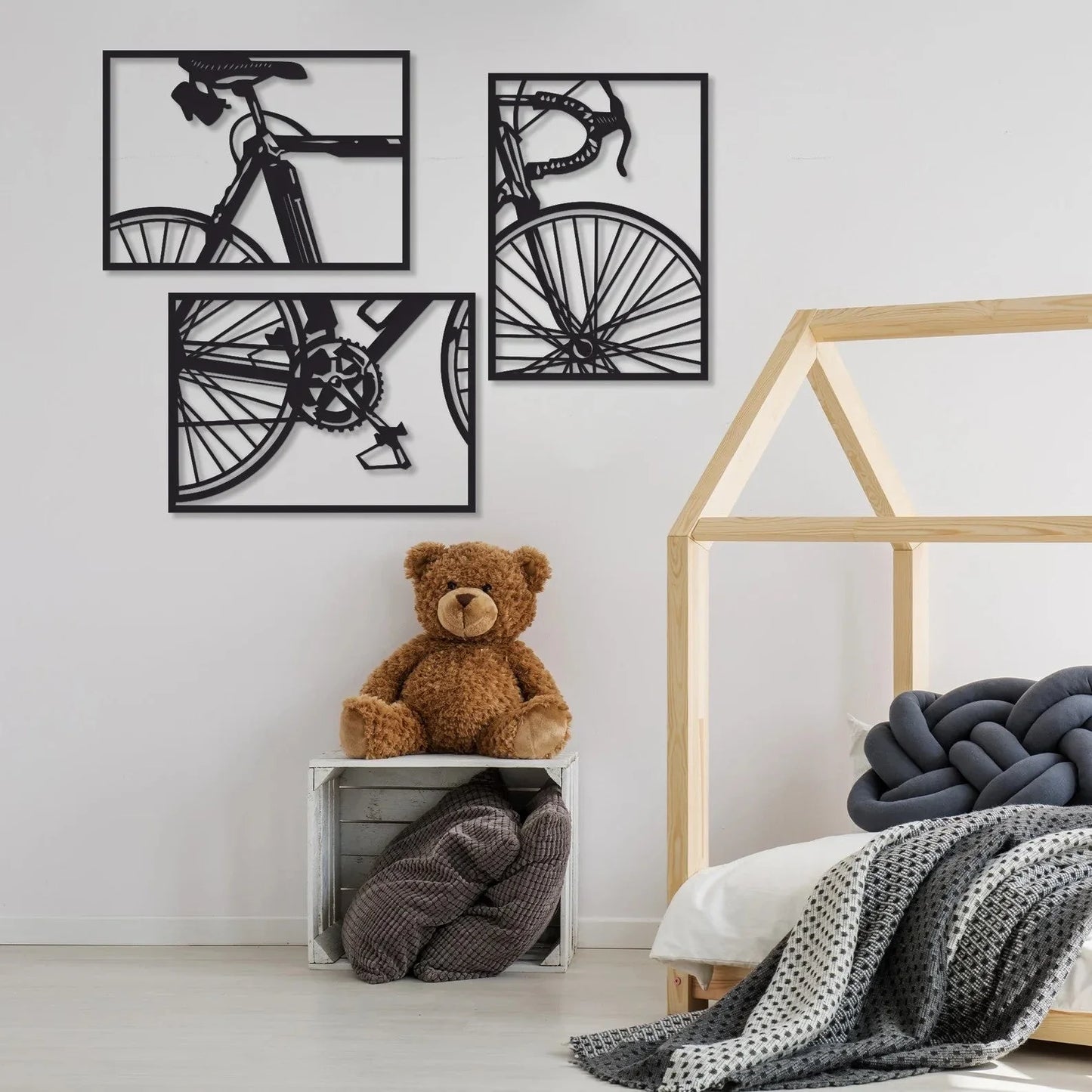 Cycle Serenity Wood Bicycle Wall Decor