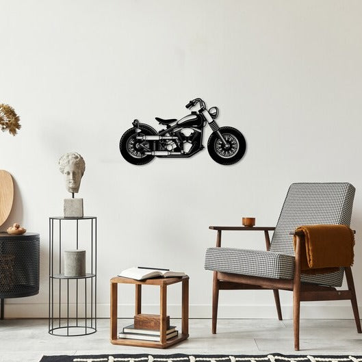 Rider's Rhapsody Bike Wood Wall Decor