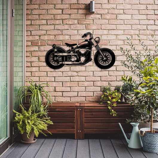 Rider's Rhapsody Bike Wood Wall Decor