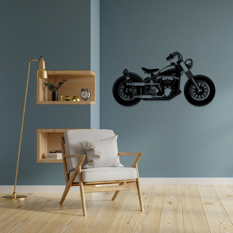 Rider's Rhapsody Bike Wood Wall Decor