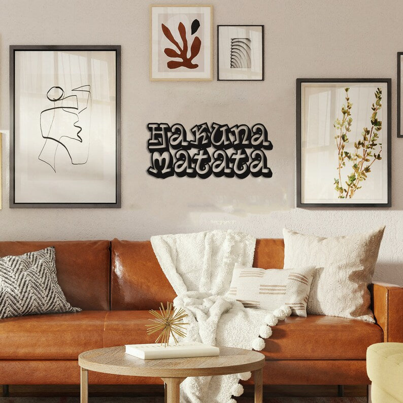 Worry-Free Haven Hakuna Matata Wood Wall Decor