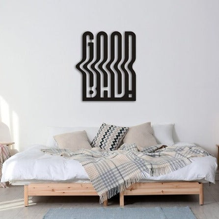 Good and Bad Design Wood Wall Decor