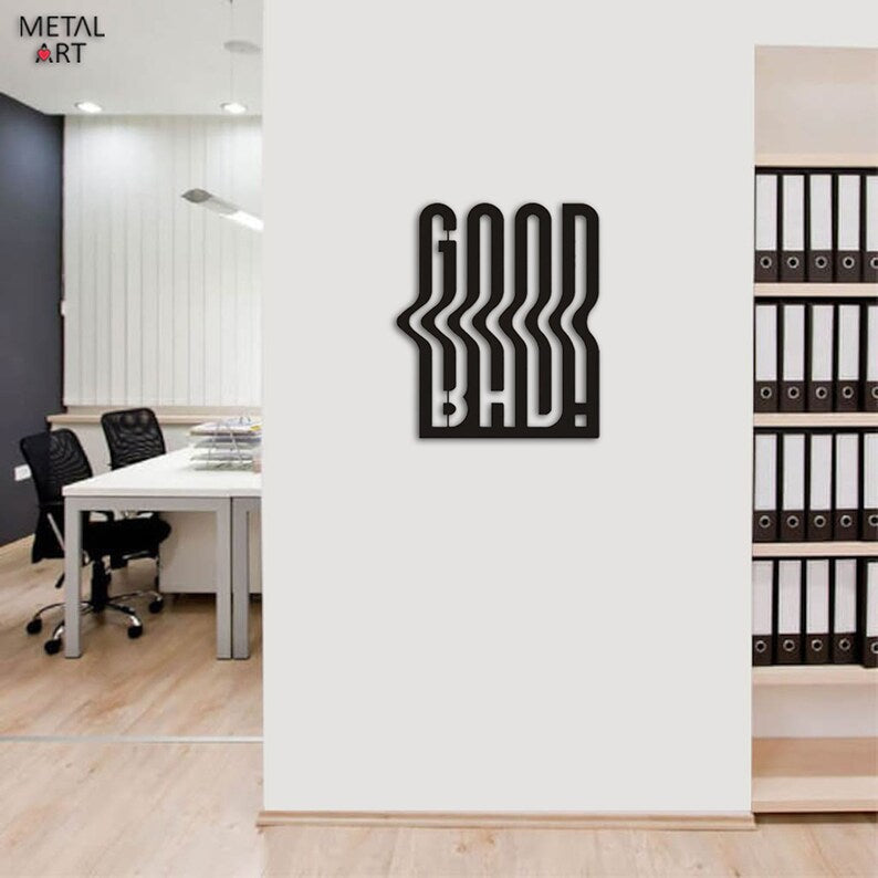 Good and Bad Design Wood Wall Decor