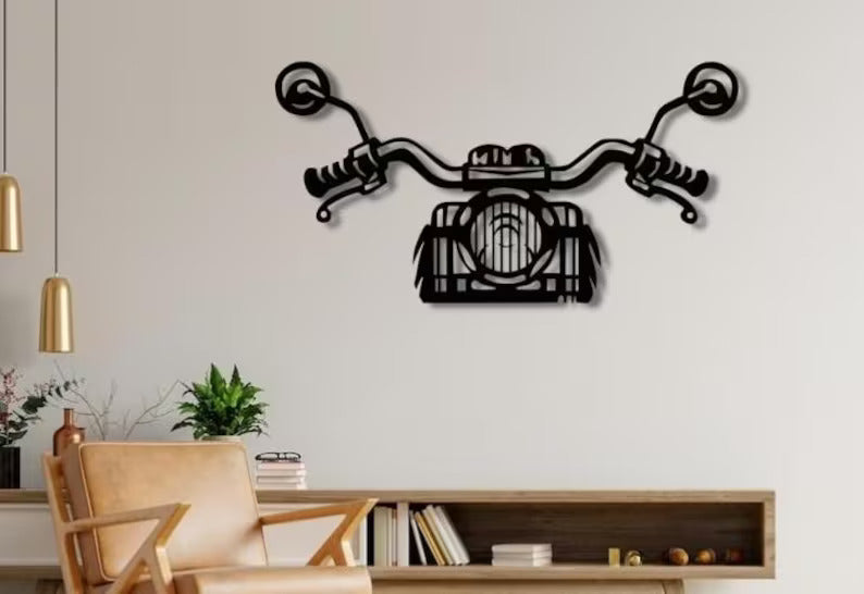 Classic 350 Front Grill Motorcycle Design Wall Decore