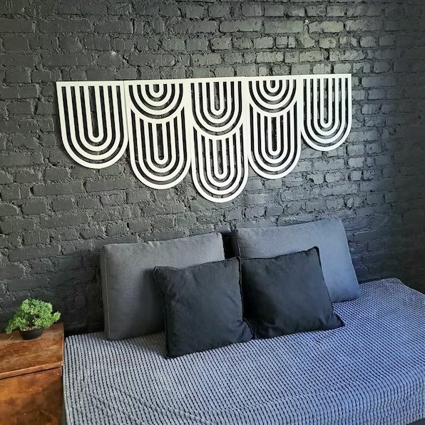 Geometric Fusion Mid Century Modern Wall Decor