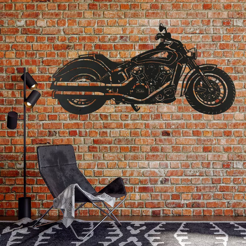 Motorcycle Motorroad Wall Decor