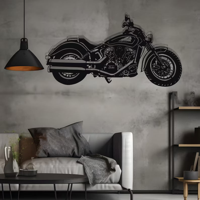 Motorcycle Motorroad Wall Decor