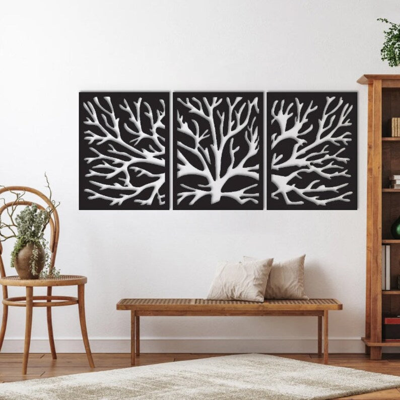 Tree Branches Decorative Wood Wall Decor