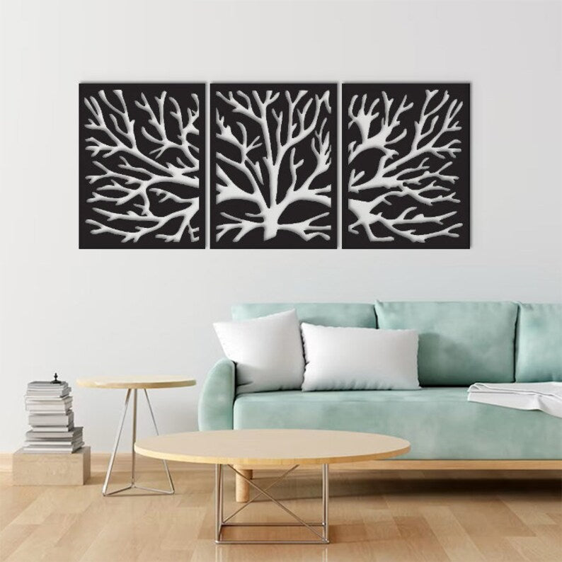 Tree Branches Decorative Wood Wall Decor