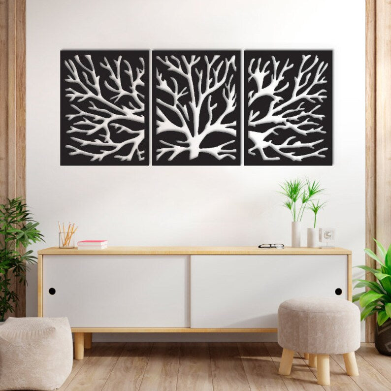 Tree Branches Decorative Wood Wall Decor