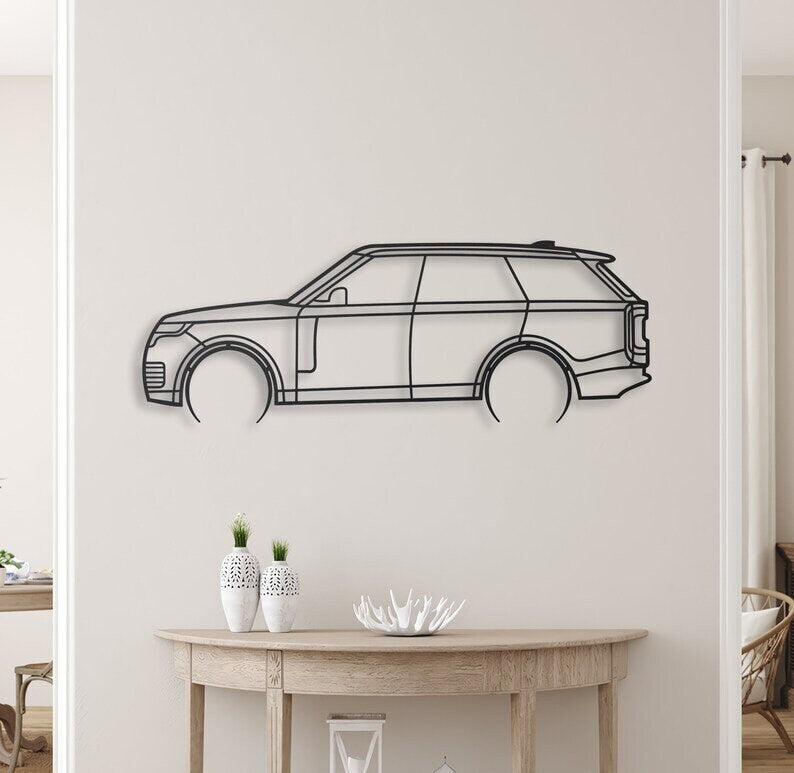 Highway Horizon Detailed Wood Wall Decor