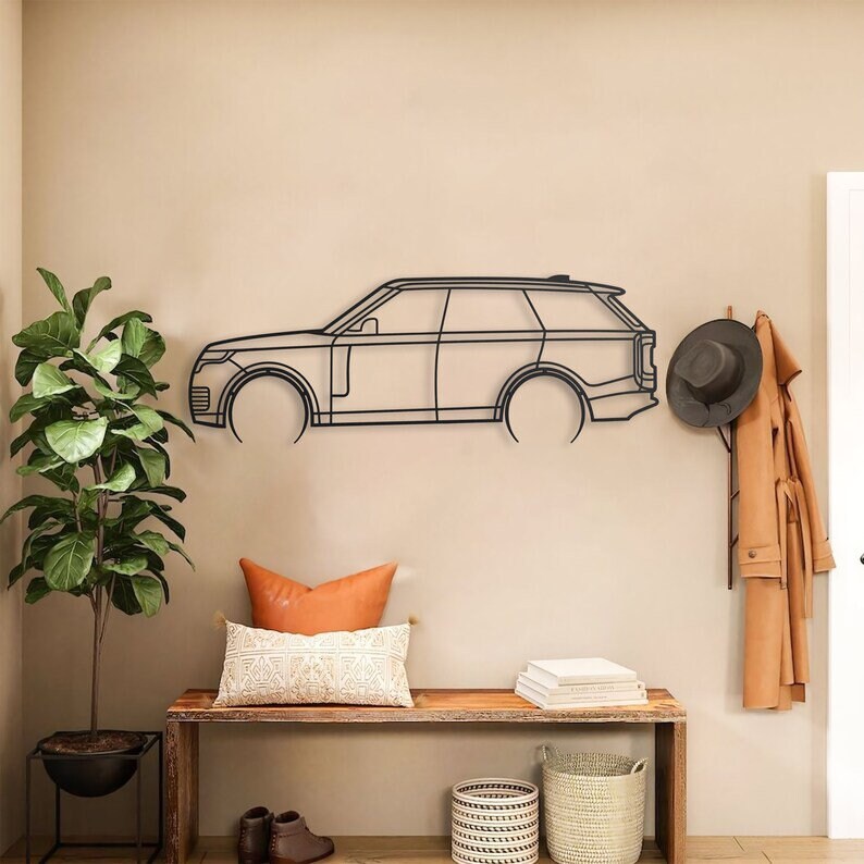 Highway Horizon Detailed Wood Wall Decor