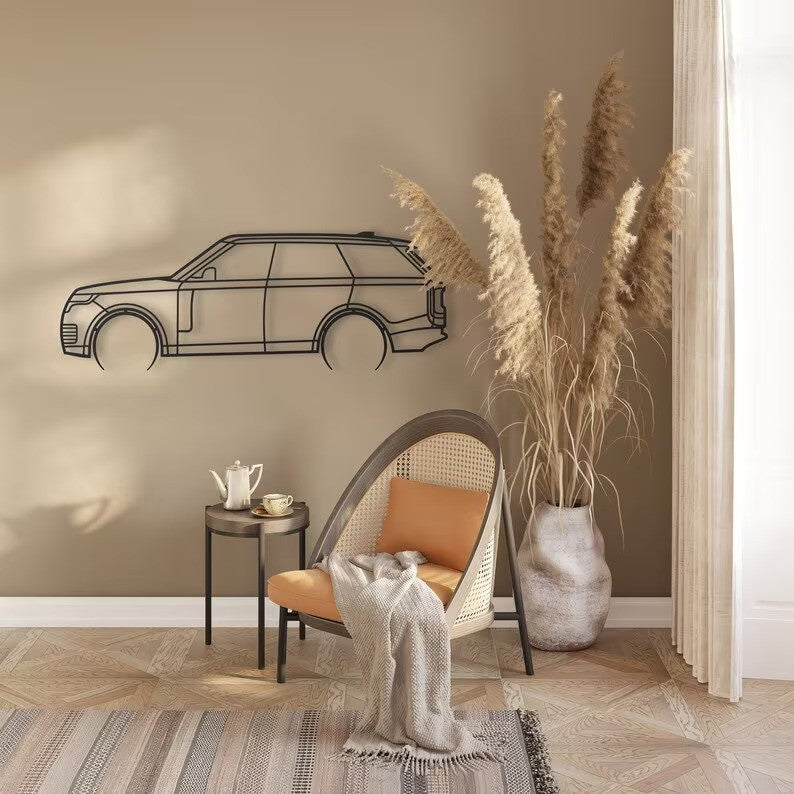 Highway Horizon Detailed Wood Wall Decor