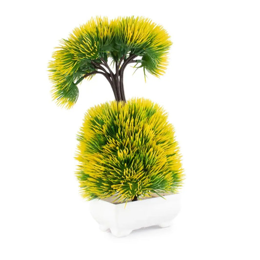 artificial home decor flower pot  wood