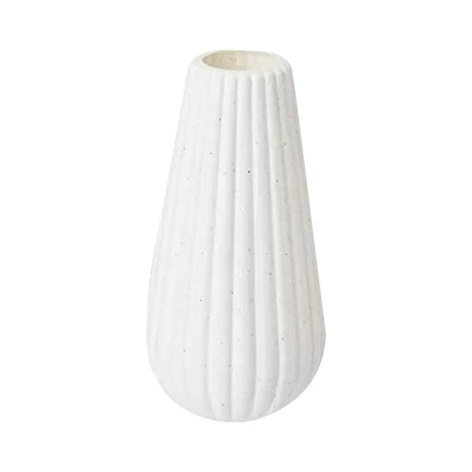 White Colored vase for Your Flowers for Home Decor,Real Flowers Home Decor